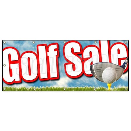 Signmission GOLF SALE BANNER SIGN golfing shop signs ball club pro bags golfer B-120 Golf